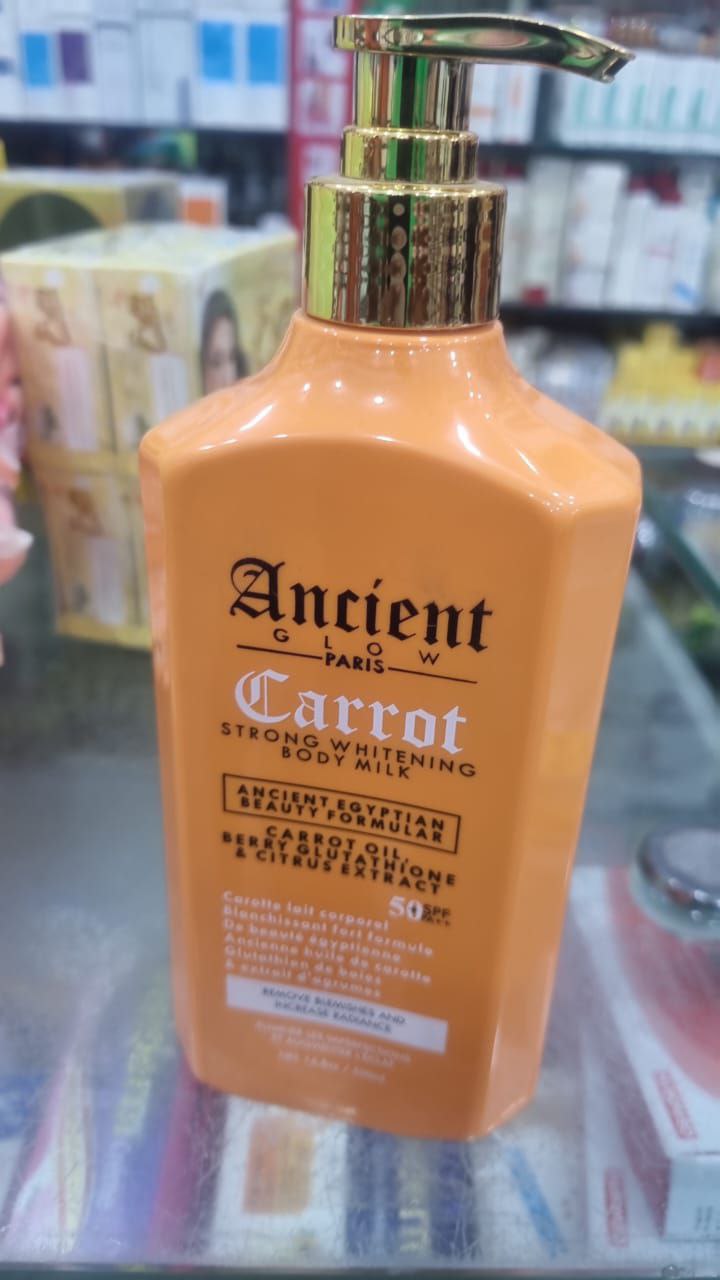 Ancient Glow Paris Carrot Strong Whitening Body Milk