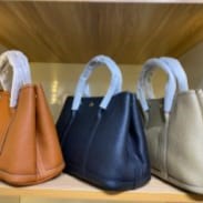 High-Quality Togo Leather Garden Party Style Tote Bag