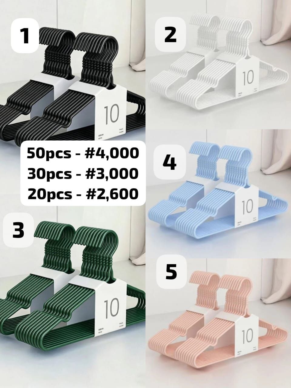 Iron Cloth Hanger  Durable  Colorful Options
