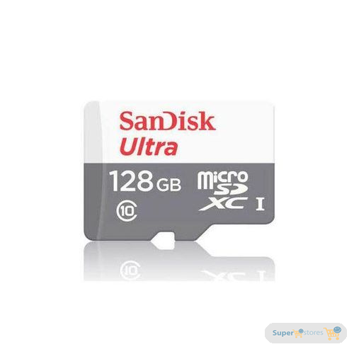 SanDisk 128GB Ultra MicroSD 100Mbs Speed Memory Card