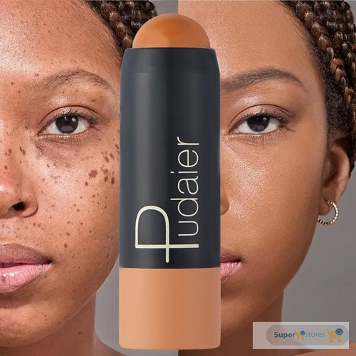 Waterproof Foundation Stick Concealer Stick Long-lasting Coverage Waterproof and Sweat-proof Suitable for Various Daily Makeup Looks