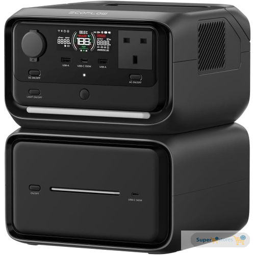 ECOFLOW RIVER 3 Max Plus Portable Power Generator858Wh LFP Battery1200W Output