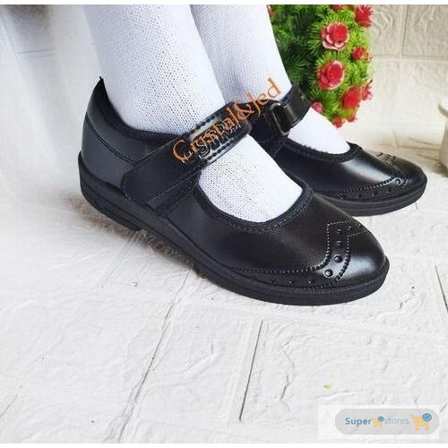 Cristal Durable Girls School Shoe