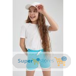 Defacto Girl Casual Knitted Short - Turquoise L6125A6-TR43