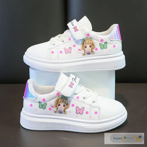 SXCHEN Kids Shoes Girls Sneakers Versatile Casual Children White Shoes Sneakers