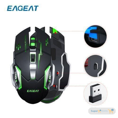 EAGEAT 24GHz Three-speed Wireless Rechargeable Game Mouse
